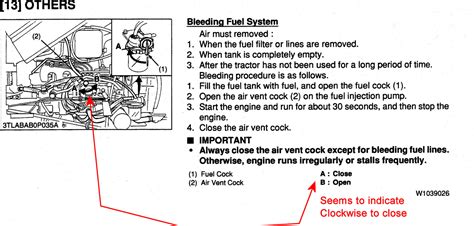 tractorbynet diesel fuel run out